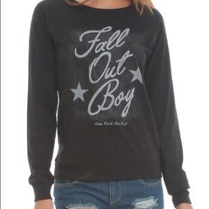 Fall Out Boy Hot Topic ManHead Cheap Graphic Long Sleeves Size Medium